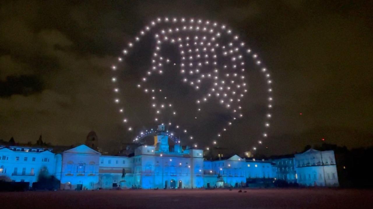 China new year drone show 2034